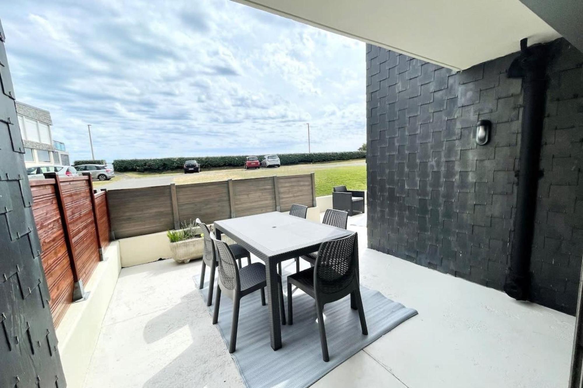 T3 Neuf Archi Cocooning Terrasse Face A La Mer Пломер Екстериор снимка